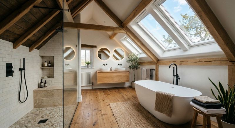 Attic Bathroom Remodeling in Berryville, VA