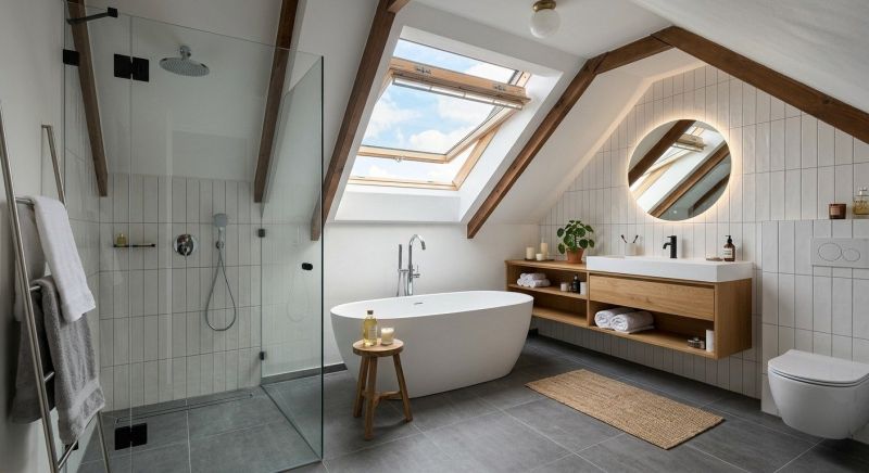 Attic Bathroom Remodeling in Berryville, VA